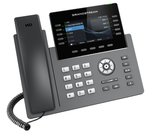Grandstream GRP2615 Gigabit IP Color Display Speakerphone Refurbished - Grandstream refurbished available on PCLiquidations