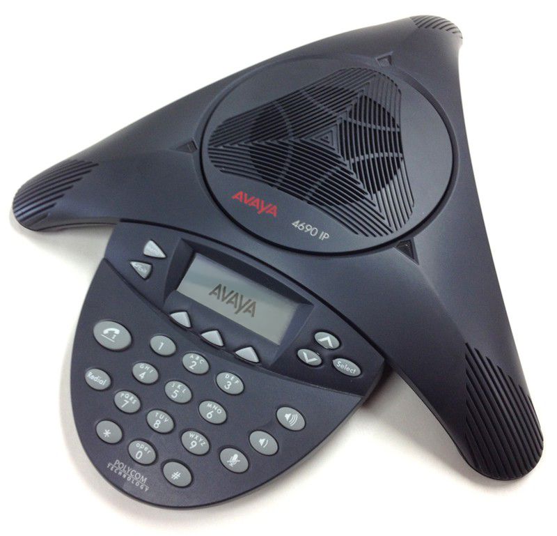 Avaya 4690 Black IP Conference Phone - Grade A Refurbished - Avaya refurbished available on PCLiquidations