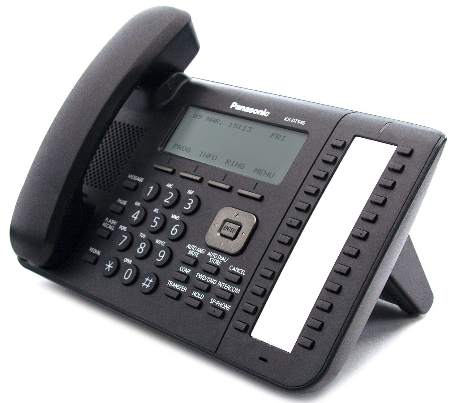 Panasonic KX-NT546-B Black 24-Button IP Display Phone Refurbished - Panasonic refurbished available on PCLiquidations