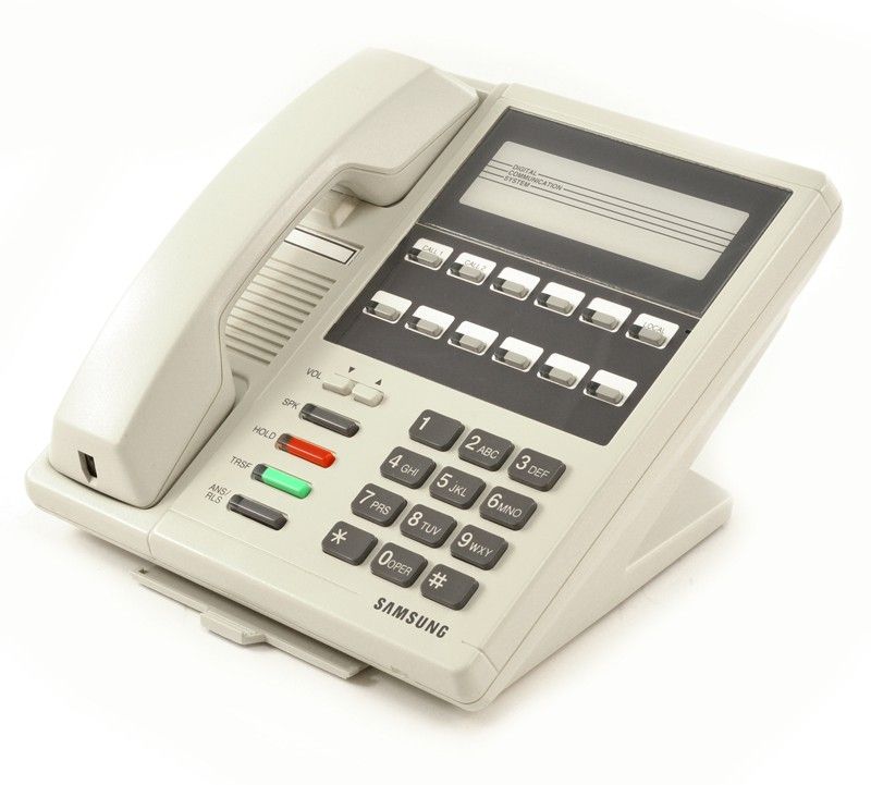 Samsung Prostar DCS 12B White/Almond Basic Phone Refurbished - Samsung refurbished available on PCLiquidations