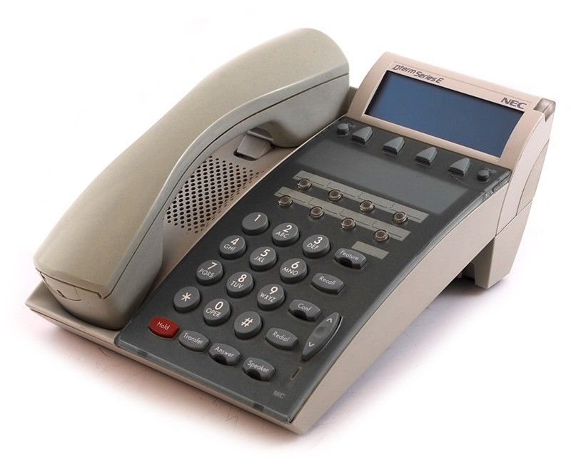 NEC Dterm Series E DTP-8D-1 8-Button Display Speakerphone (590020) - Grade B Refurbished -  refurbished available on PCLiquidations