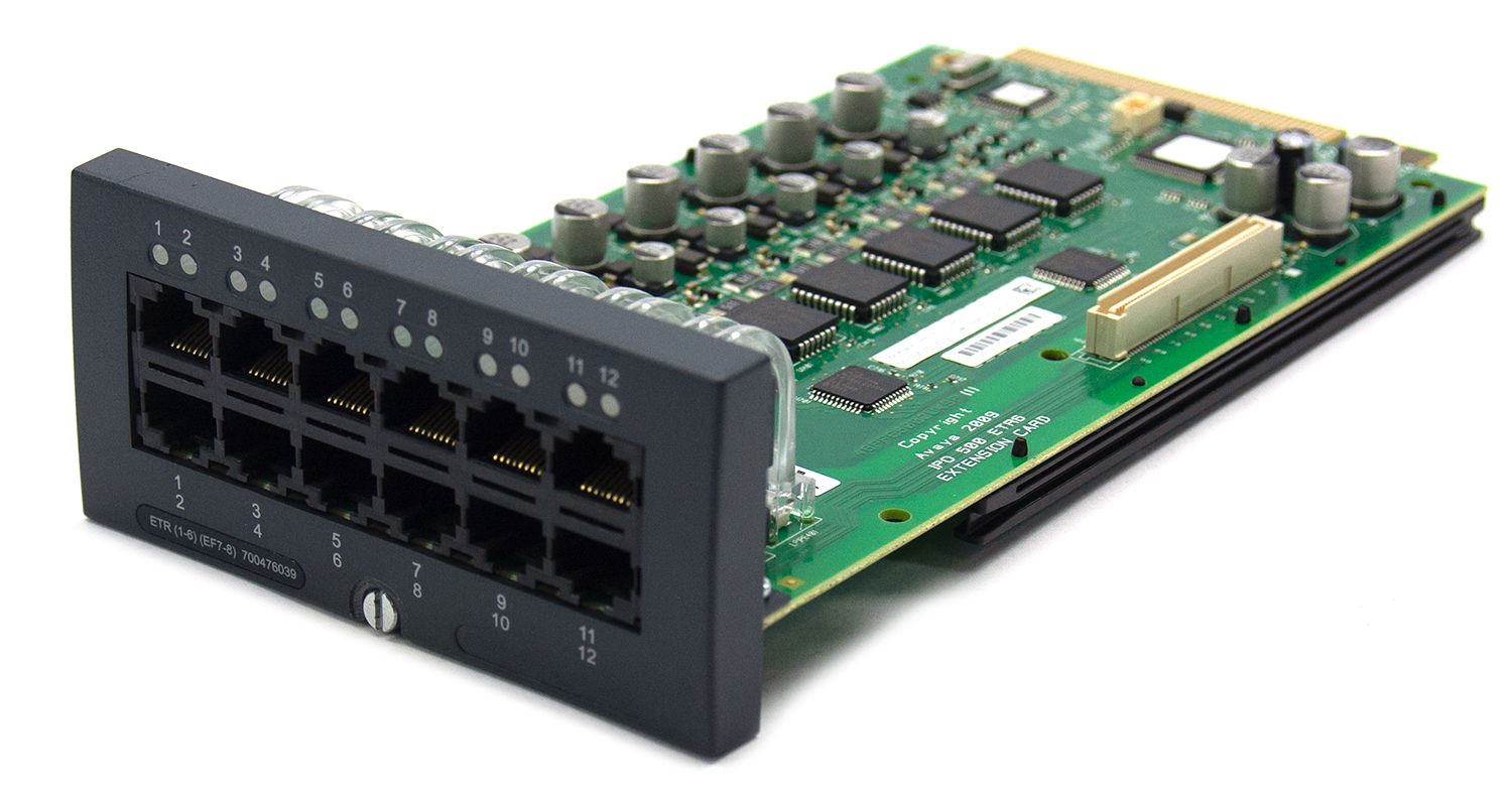 Avaya  IP500 V2 ETR 6 Base Card (700476039) Refurbished - Avaya refurbished available on PCLiquidations