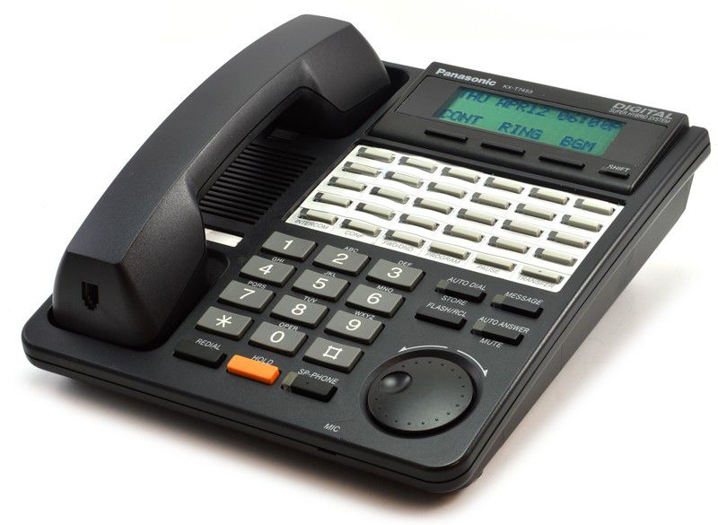 Panasonic KX-T7453-B Black Display Phone Refurbished - Panasonic refurbished available on PCLiquidations