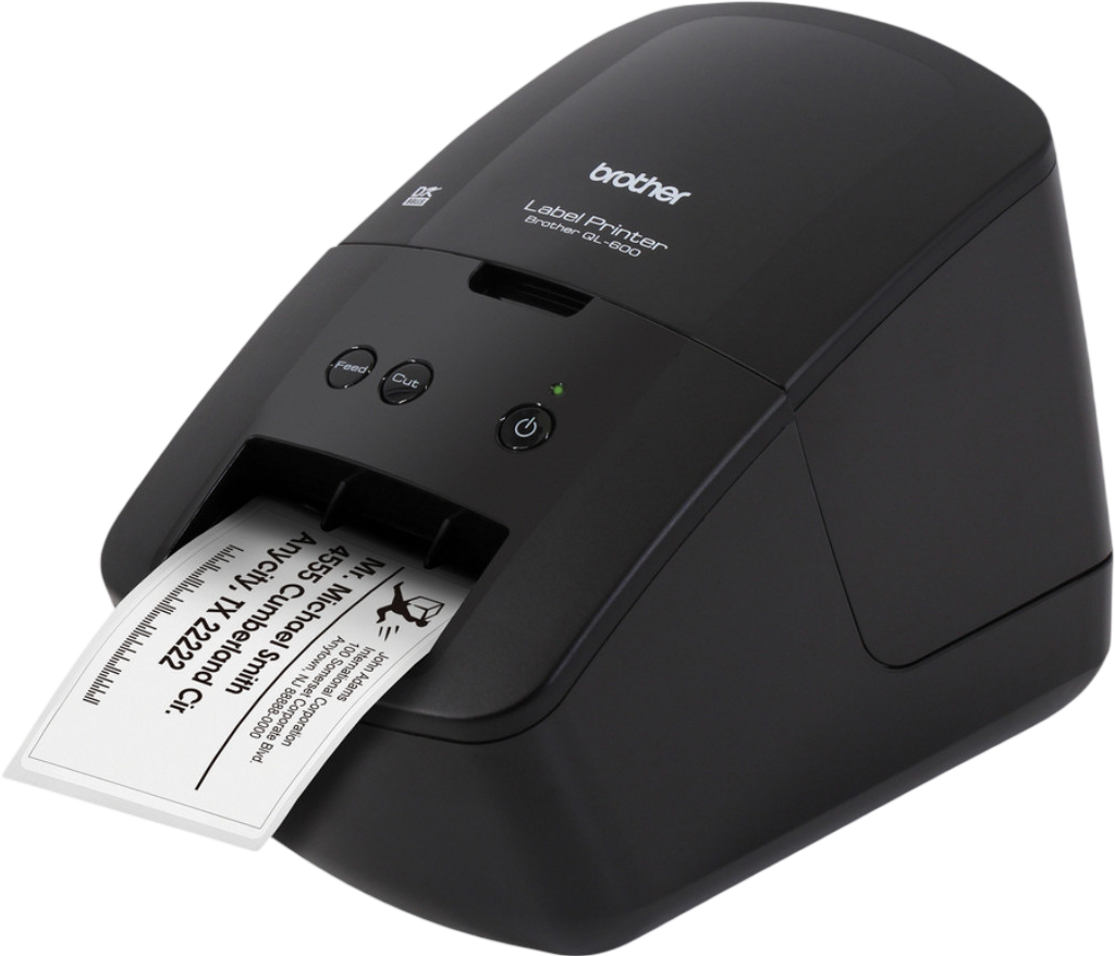 Brother QL-600 USB Direct Thermal Label Printer Refurbished - Brother refurbished available on PCLiquidations