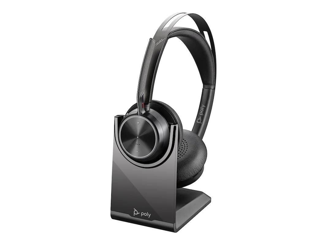 Poly Voyager Focus 2 UC USB-A Bluetooth Headset & Stand Refurbished - N/A (Il existe plusieurs marques avec le nom "Poly", il refurbished available on PCLiquidations