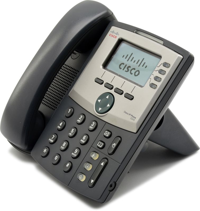 Cisco CP-524SG Charcoal Gigabit IP Display Speakerphone - Grade A Refurbished - Cisco Systems Inc. refurbished available on PCLiquidations