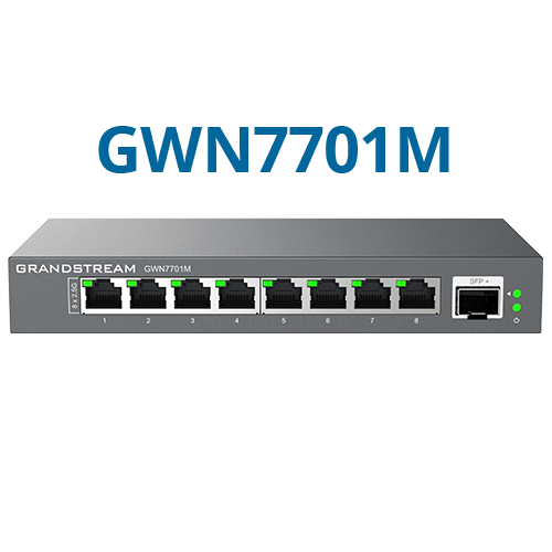 GrandStream GWN7701M 8-Port Unmanaged Gigabit Switch Refurbished - Grandstream refurbished available on PCLiquidations
