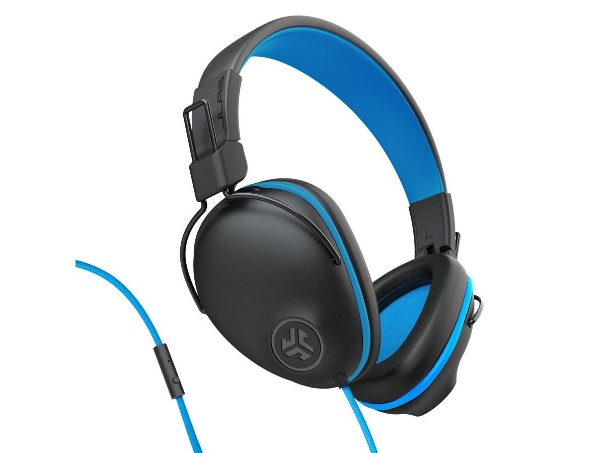 JLab Audio JBuddies Pro Wired Headset for Kids - Blue Refurbished - JLab Audio refurbished available on PCLiquidations