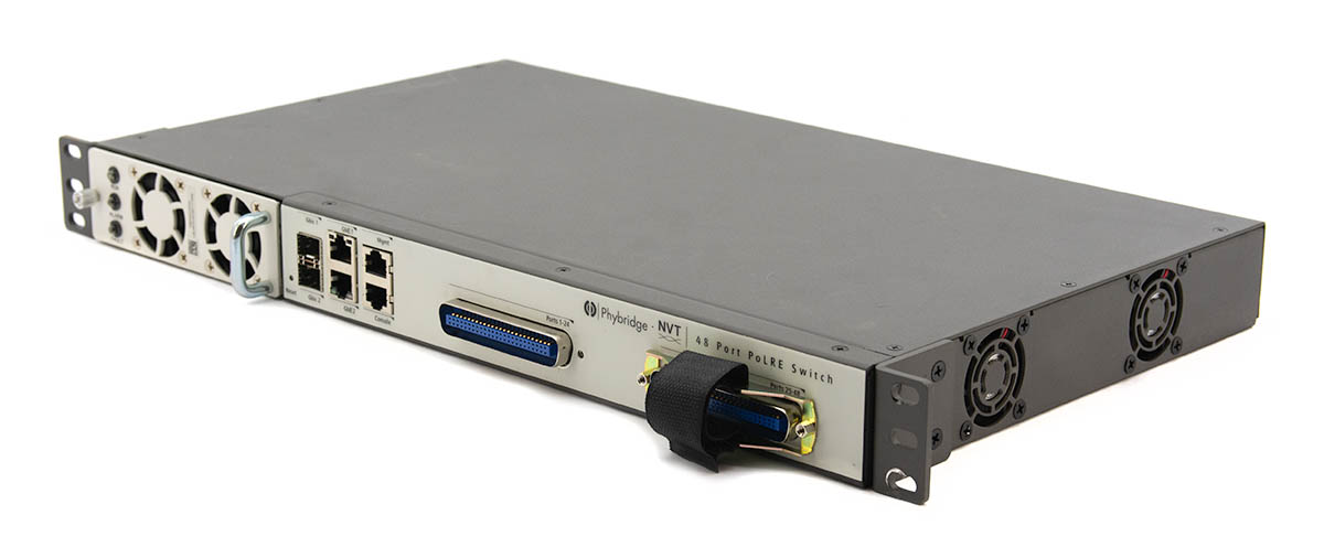 Phybridge PoLRE PL-048 48-Port 10/100/1000 Managed PoE Switch Refurbished -  refurbished available on PCLiquidations