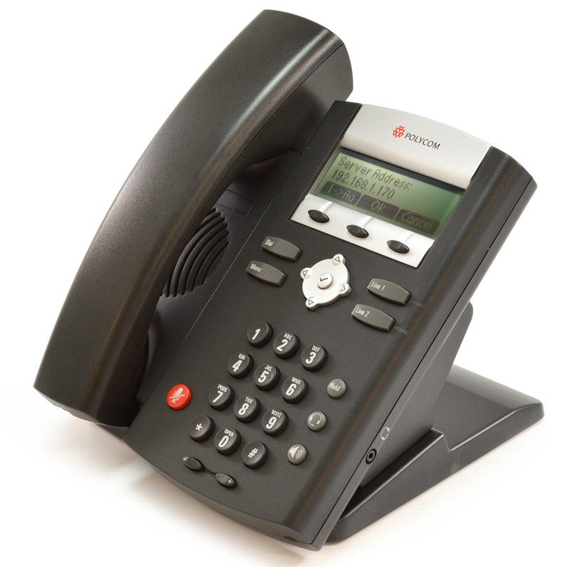 Polycom SoundPoint IP 330 VoIP Phone (2200-12330-001) Refurbished - Polycom refurbished available on PCLiquidations
