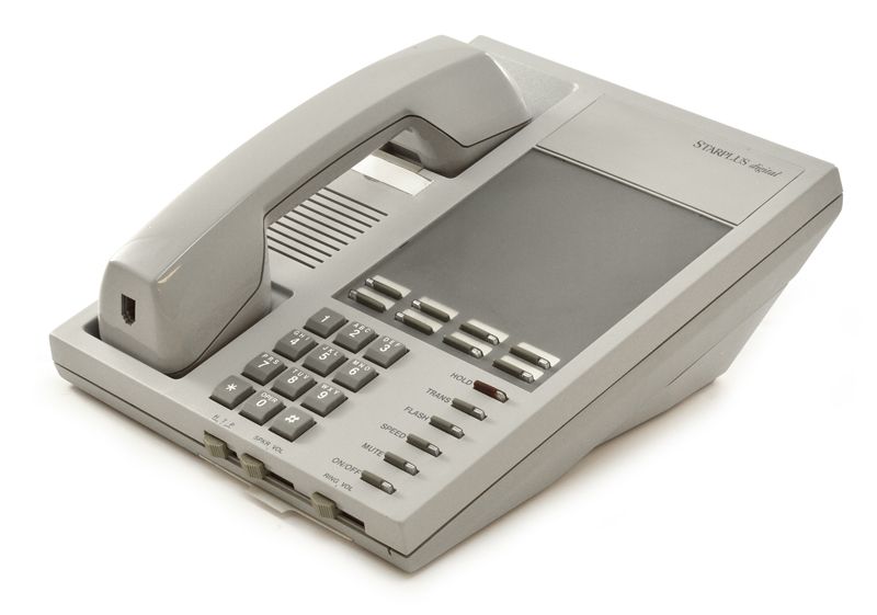 Vodavi Starplus Digital SP1411-70 Light Grey Analog Phone - Grade A Refurbished -  refurbished available on PCLiquidations