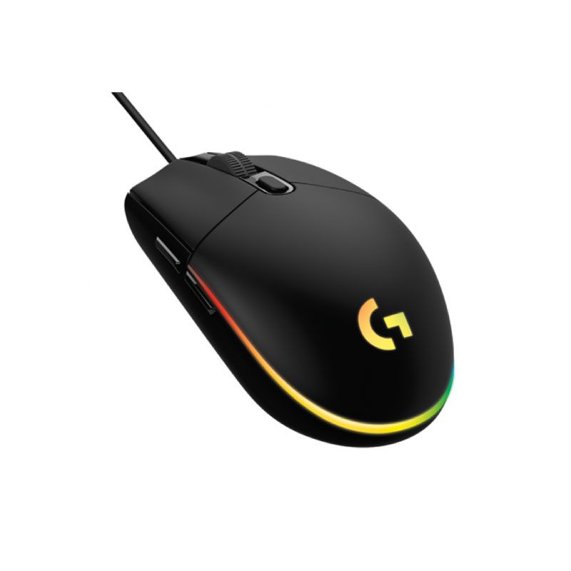 Logitech G203 Lightsync USB RGB Gaming Mouse - Black Refurbished - Logitech refurbished available on PCLiquidations