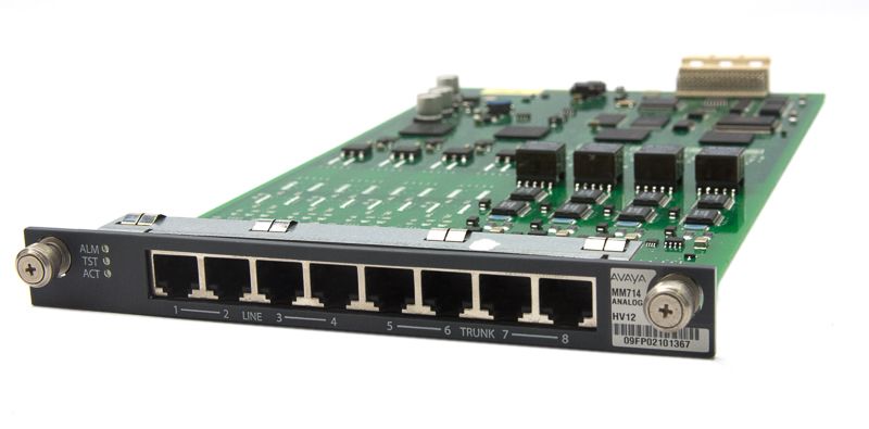 Avaya MM714 Analog Media Module (700395221) Refurbished - Avaya refurbished available on PCLiquidations