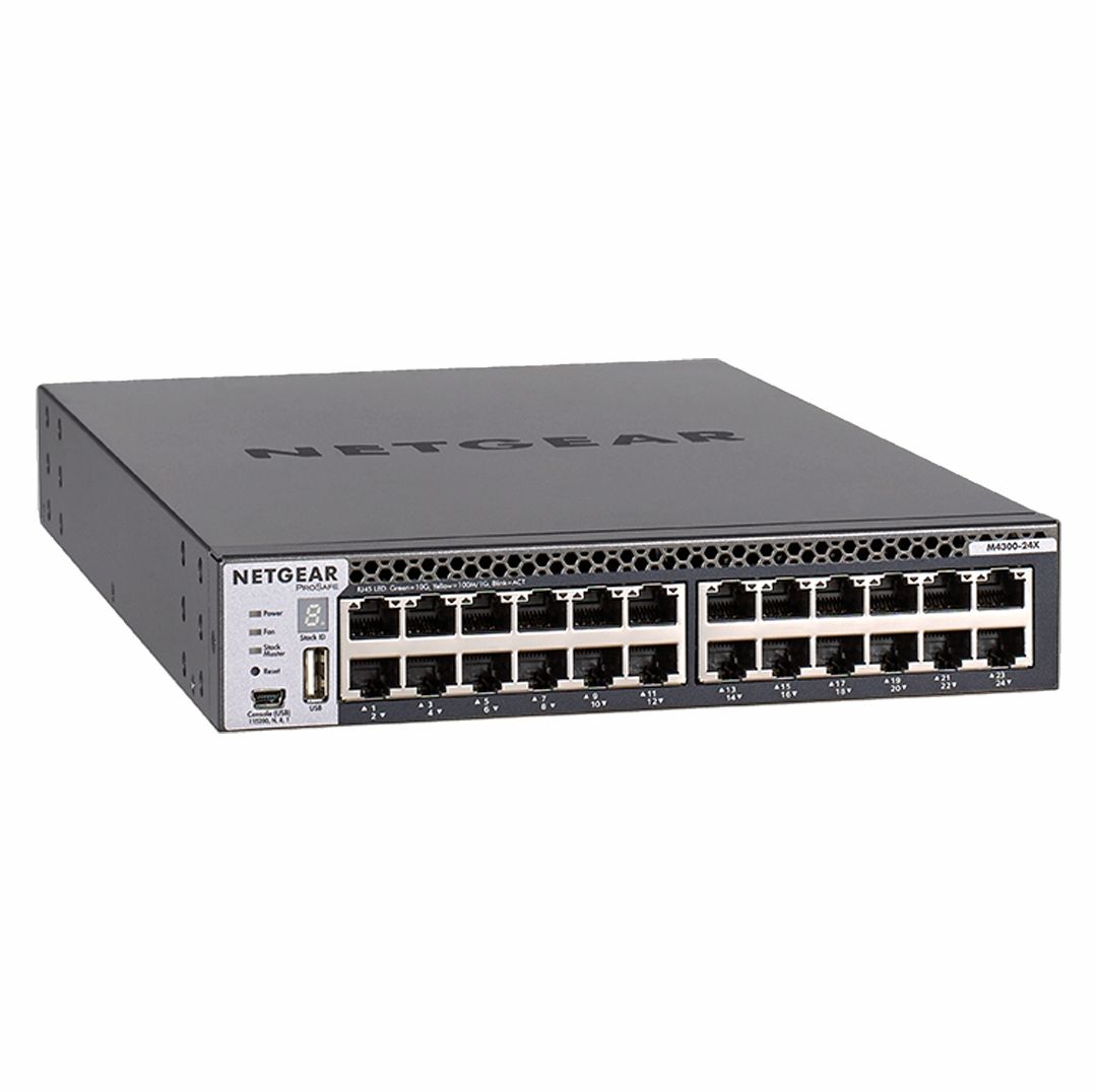 Netgear XSM4324CS 24-Port 10G Managed Switch (24x 10G) Refurbished - Netgear refurbished available on PCLiquidations