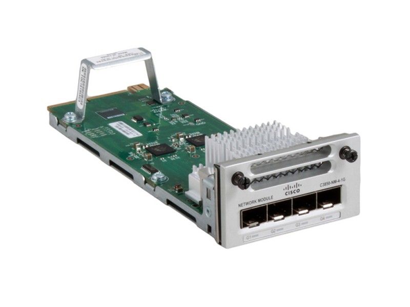 Cisco Catalyst C3850-NM-4-1G 4-Port 10/100/1000 LAN Expansion Module - Refurbished Refurbished - Cisco Systems Inc. refurbished available on PCLiquidations