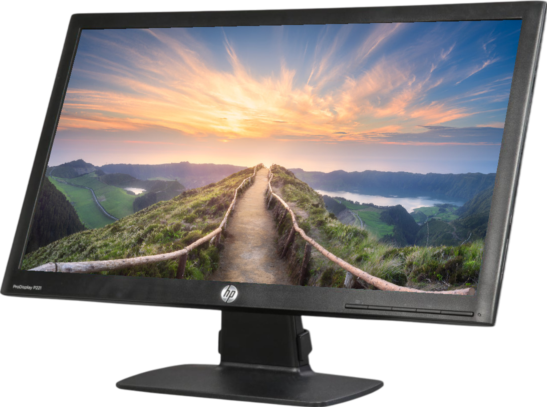 HP ProDisplay P221 21.5"" Widescreen LED LCD Monitor - Grade A Refurbished - Hewlett-Packard (ou HP en abrégé) refurbished available on PCLiquidations