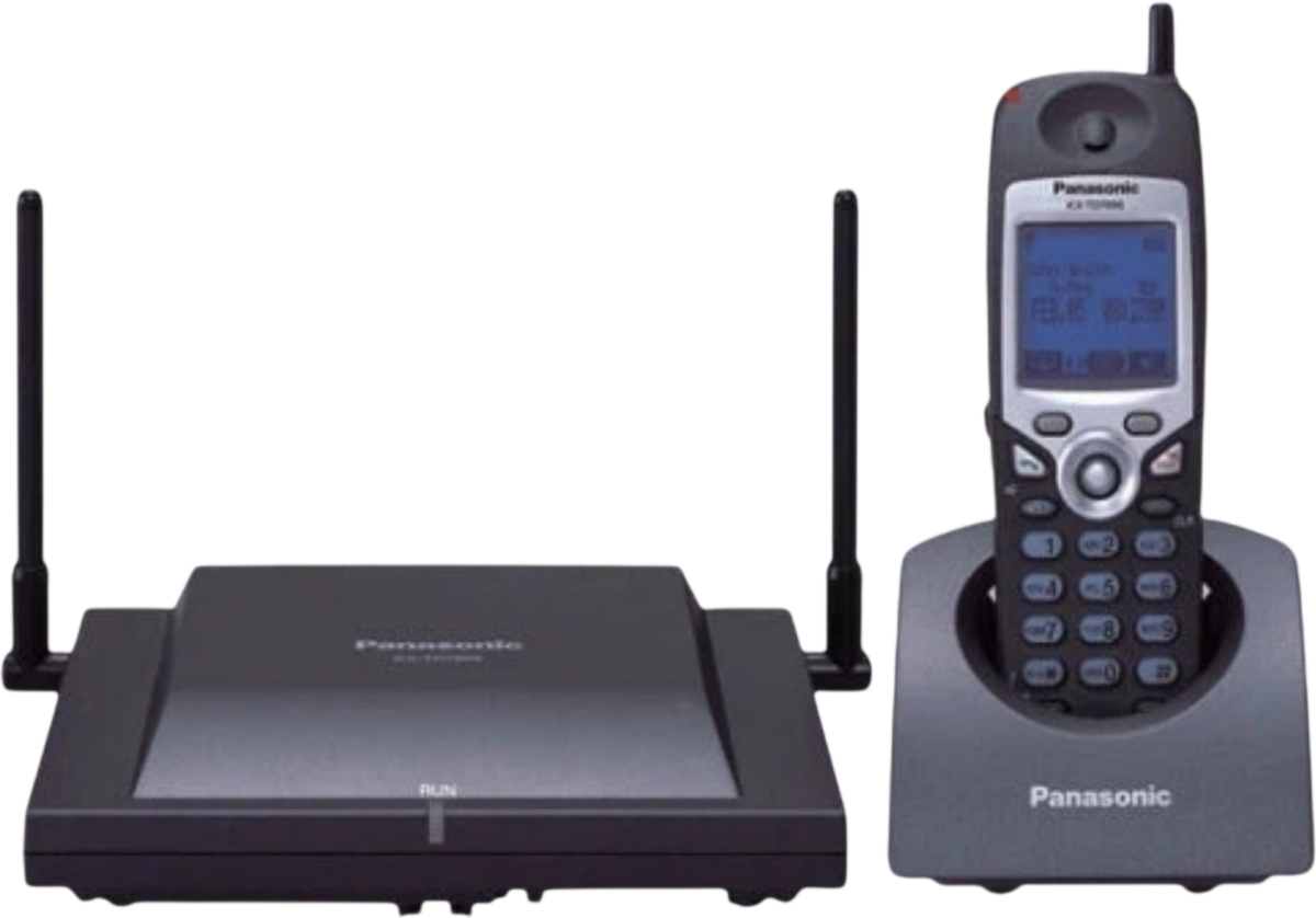 Panasonic KX-TD7896 Black Cordless Phone - Grade A Refurbished - Panasonic refurbished available on PCLiquidations