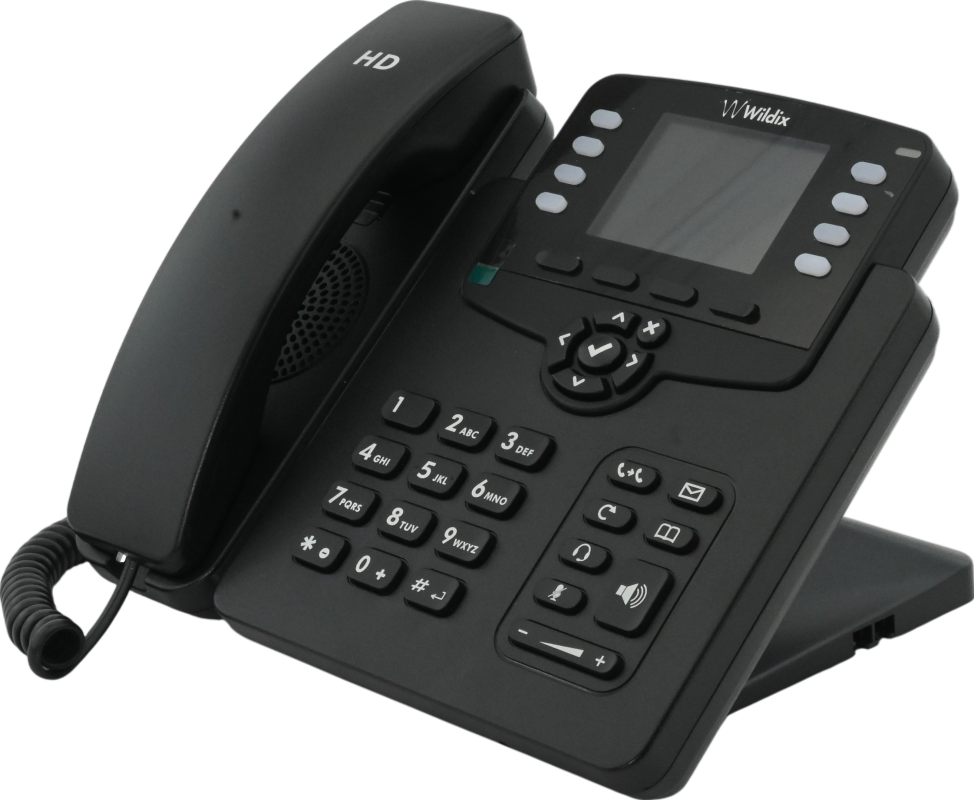 Wildix WP480G HD Audio 2.8"" Color Display VoIP Desk Phone - Grade A Refurbished -  refurbished available on PCLiquidations