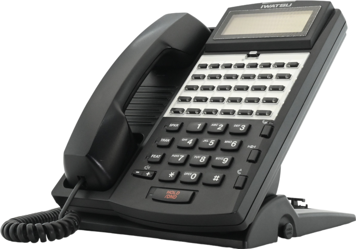 Iwatsu Omega-Phone ADIX IX-24KTD-3 Black Display Speakerphone (104204) - Grade B Refurbished -  refurbished available on PCLiquidations