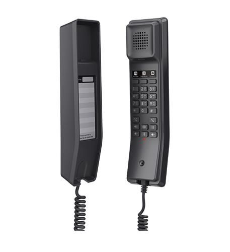 Grandstream GHP611 Compact Hotel Phone - Black Refurbished - Grandstream refurbished available on PCLiquidations