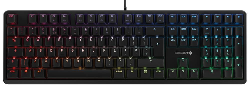 CHERRY G80 3000N RGB Full Size Wired MX Red Silent Switches Mechanical Keyboard - Refurbished Refurbished - Cherry refurbished available on PCLiquidations