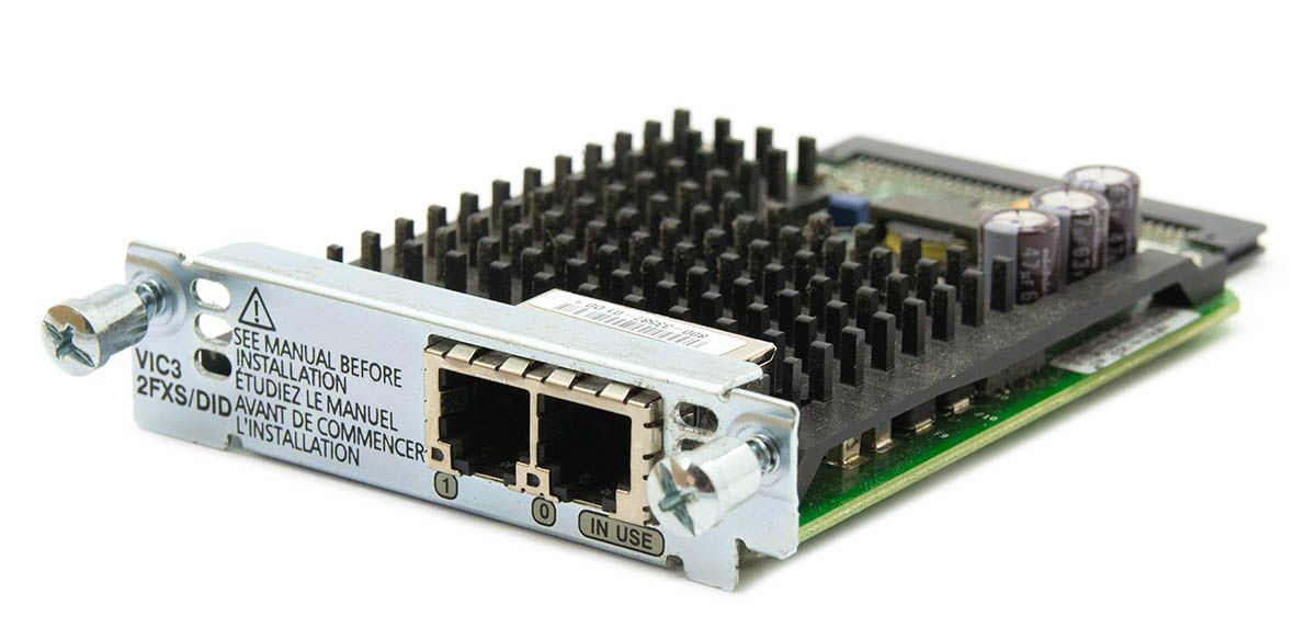 Buy Cisco VIC3-2FXS/DID 2-Port Voice Interface Expansion Card (73-12931-01) Refurbished - $27.00 Cisco VIC3-2FXS/DID 2-Port Voice Interface Expansion Card (73-12931-01) Refurbished - Cisco Systems Inc. refurbished available on PCLiquidations