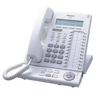Panasonic KX-T7630-W 24 Button Digital Display Telephone White Refurbished - Panasonic refurbished available on PCLiquidations