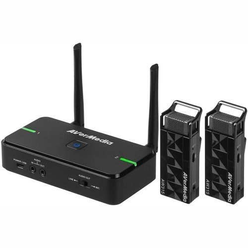 AVerMedia AverMic AW315F Wireless Teacher Microphones and Receiver Refurbished - AVerMedia refurbished available on PCLiquidations