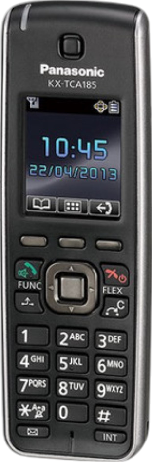 Panasonic KX-TCA185 Standard DECT Wireless Phone - Grade A Refurbished - Panasonic refurbished available on PCLiquidations