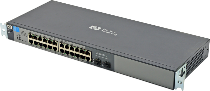 Buy HP Procurve 1810G-24 24-Port 10/100 Managed Ethernet Switch Refurbished - $221.98 HP Procurve 1810G-24 24-Port 10/100 Managed Ethernet Switch Refurbished - Hewlett-Packard (ou HP en abrégé) refurbished available on PCLiquidations