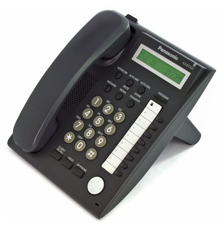 Buy Panasonic KX-DT321-B Charcoal Basic Display Phone Refurbished - $63.00 Panasonic KX-DT321-B Charcoal Basic Display Phone Refurbished - Panasonic refurbished available on PCLiquidations