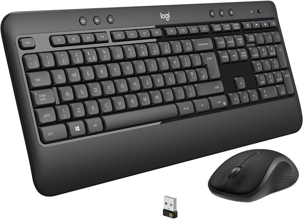 Logitech MK540 Advanced Wireless Keyboard and Mouse Bundle - Black Refurbished - Logitech refurbished available on PCLiquidations