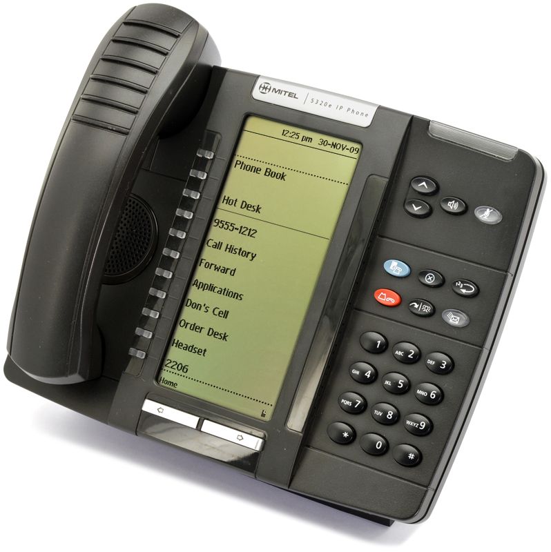 Mitel 5320e IP Dual Mode Large Display Gigabit Phone (50006474) - Grade A Refurbished - Mitel refurbished available on PCLiquidations