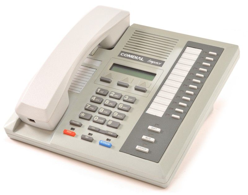 Comdial Impact 8012S Platinum Grey Display Speaker Phone Refurbished -  refurbished available on PCLiquidations