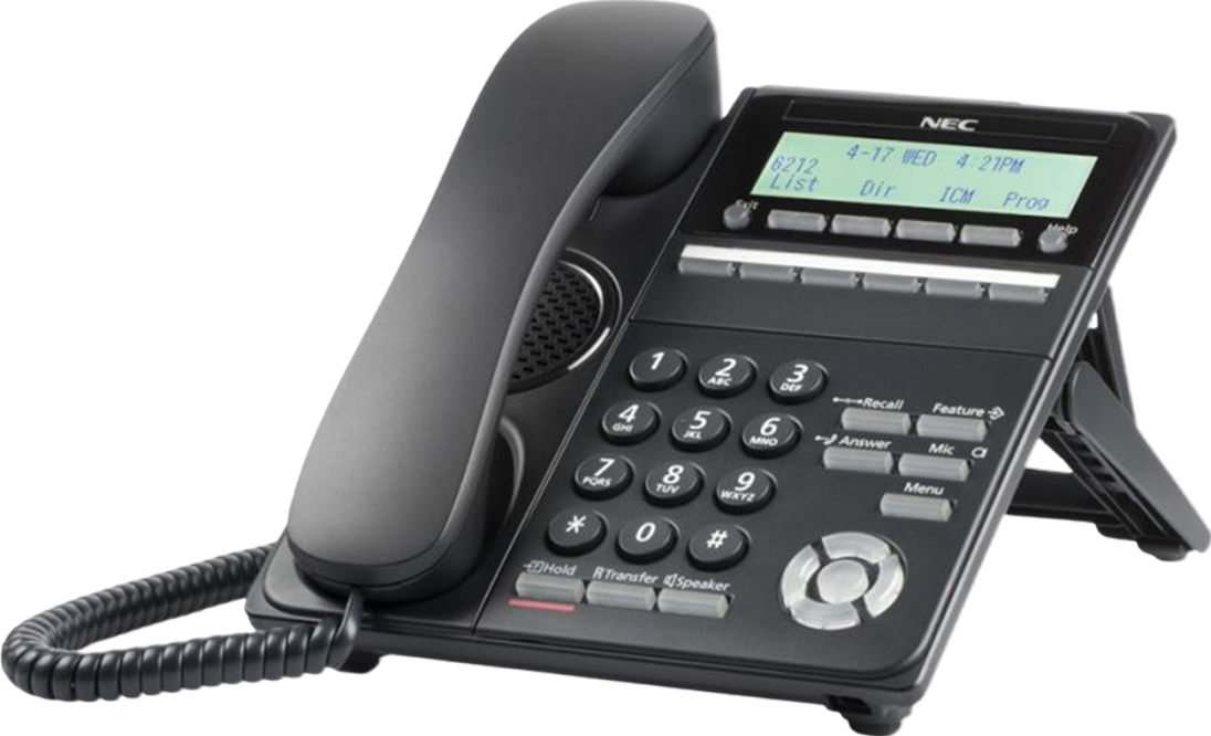 NEC DT900 ITK-6D-1 6-Button IP Phone - Black Refurbished - NEC (Nippon Electric Company) refurbished available on PCLiquidations