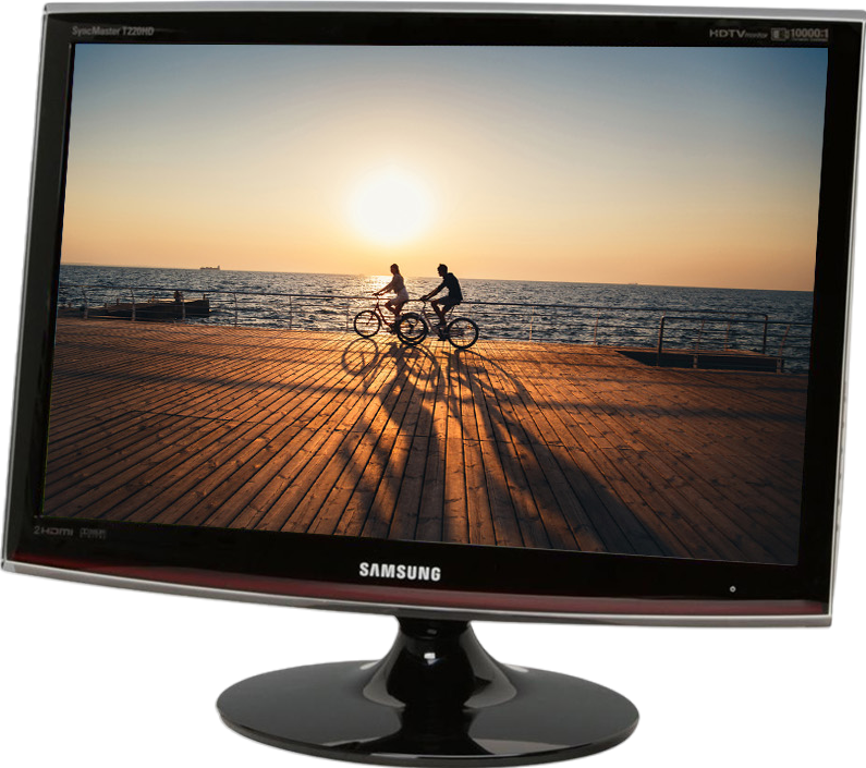Samsung T240HD 24"" HD LCD Monitor - Grade C Refurbished - Samsung refurbished available on PCLiquidations