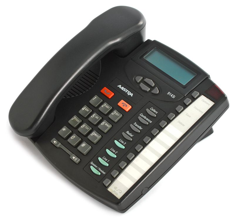 Aastra 9143i Black IP Display Speakerphone - Grade A Refurbished -  refurbished available on PCLiquidations