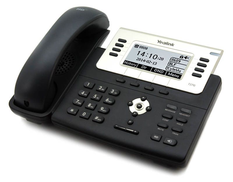 Yealink SIP-T27G 12-Button Black IP Display Speakerphone - Grade B Refurbished - Yealink refurbished available on PCLiquidations