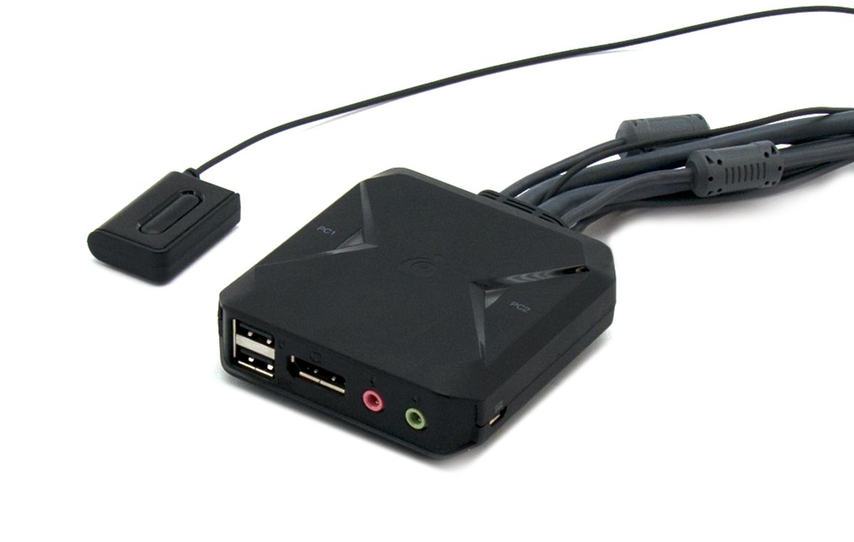 IOGEAR GCS52DP USB 2-Port KVM Switch Refurbished - IOGEAR refurbished available on PCLiquidations