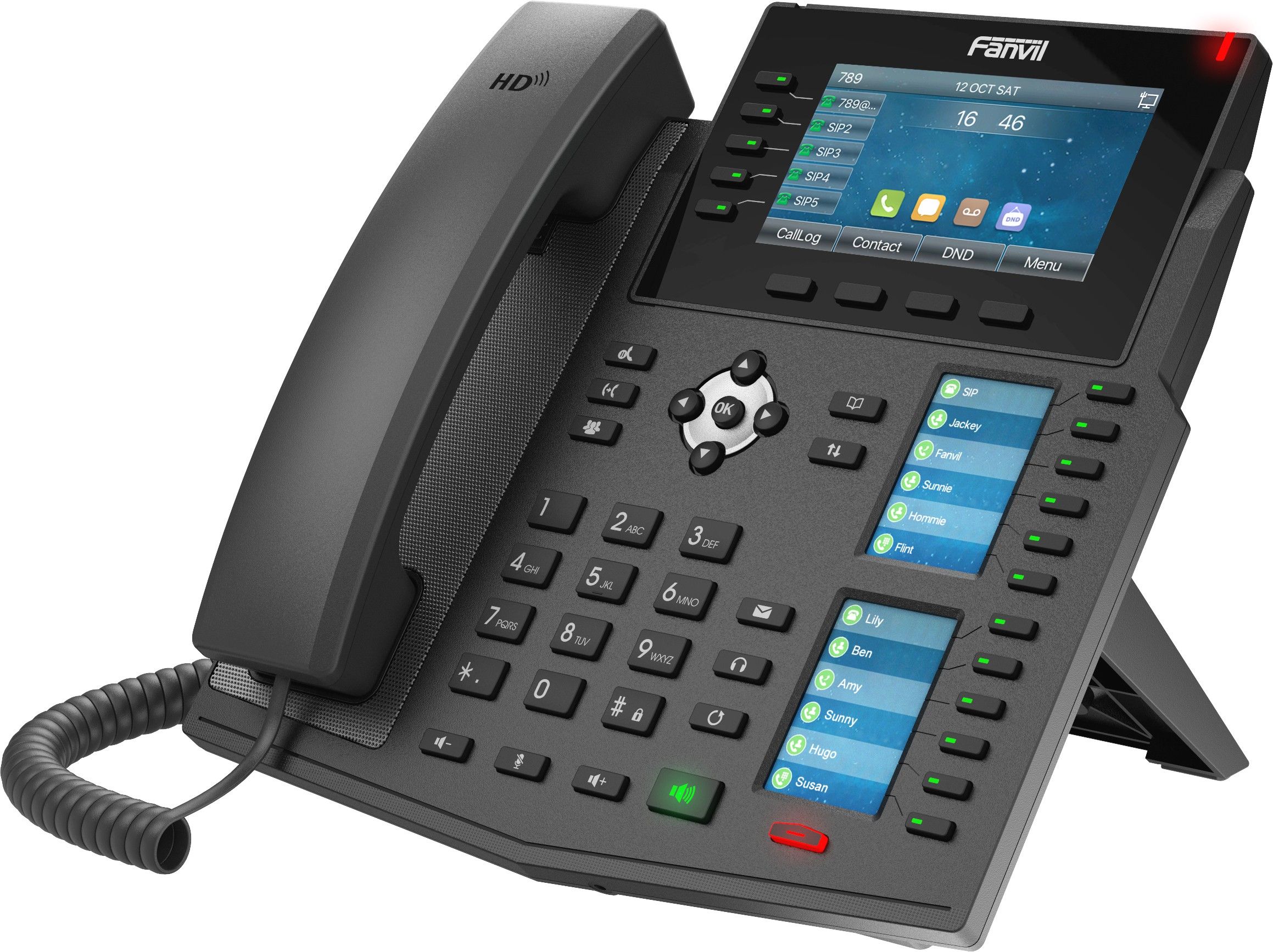 Fanvil  X6U-V2 20-Line High-end Color Display SIP Phone Refurbished - Fanvil refurbished available on PCLiquidations