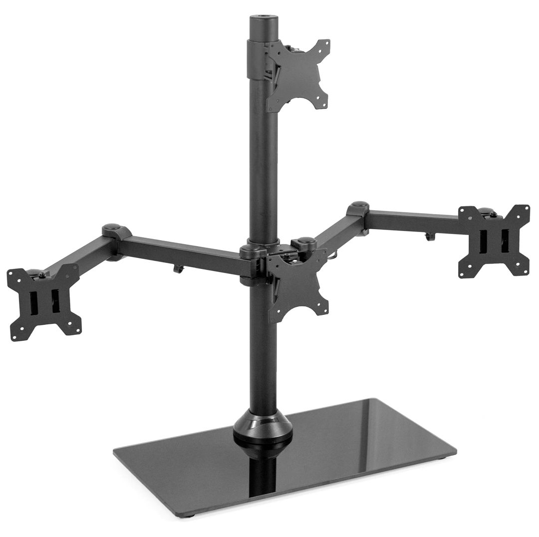 VIVO Quad Monitor Desk Stand Refurbished -  refurbished available on PCLiquidations