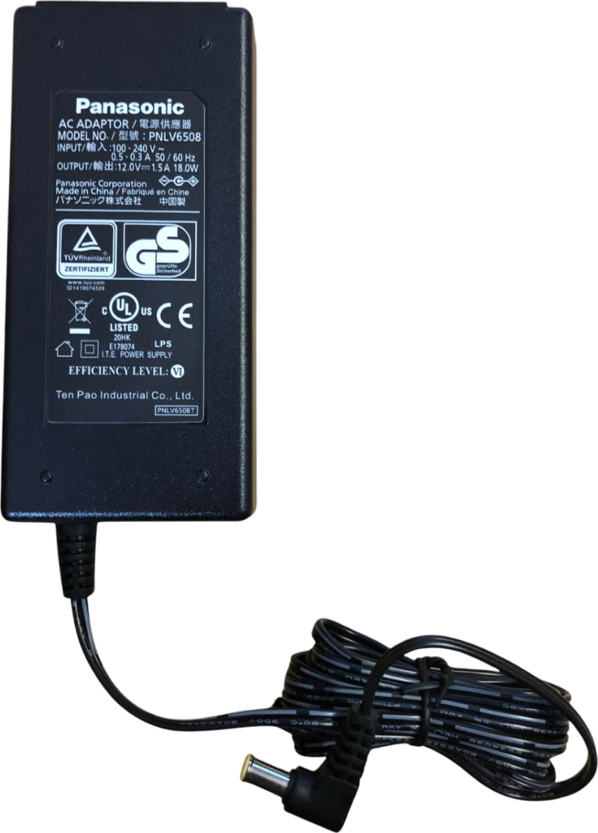 Buy Panasonic PNLV6508 12V 1.5A Power Supply - Refurbished Refurbished - $58.97 Panasonic PNLV6508 12V 1.5A Power Supply - Refurbished Refurbished - Panasonic refurbished available on PCLiquidations