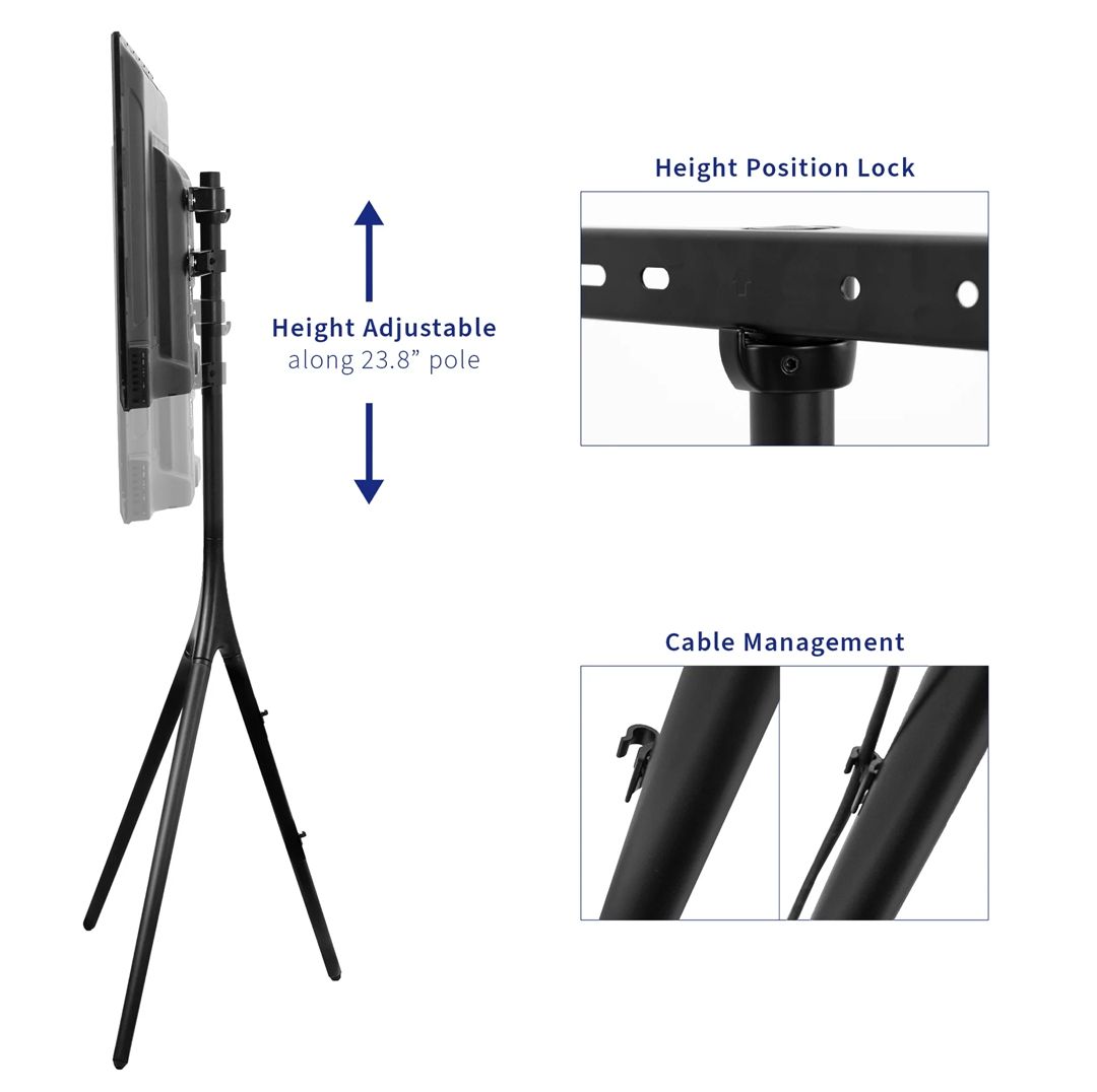 Buy VIVO Easel Stand for 45"" to 65"" TVs - Black Refurbished - $119.99 VIVO Easel Stand for 45"" to 65"" TVs - Black Refurbished - refurbished available on PCLiquidations