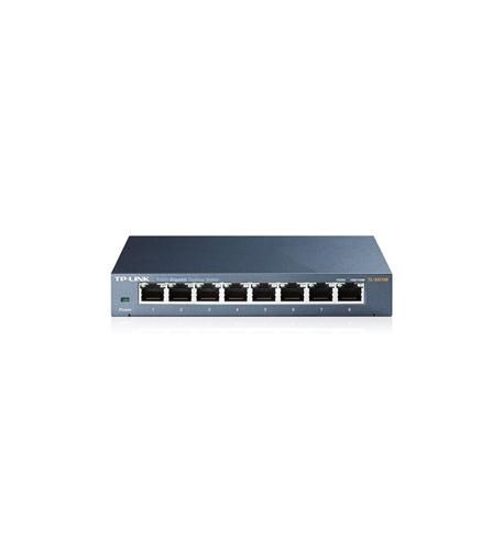 TP-Link TL-SG108 8-Port Gigabit Unmanaged Desktop Switch Refurbished - TP-Link refurbished available on PCLiquidations