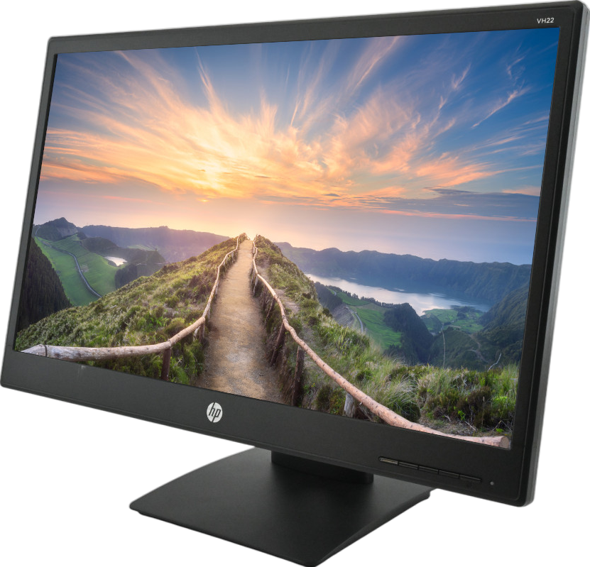 HP VH22 21.5"" FHD Widescreen LED LCD Monitor - Grade A Refurbished - Hewlett-Packard (ou HP en abrégé) refurbished available on PCLiquidations