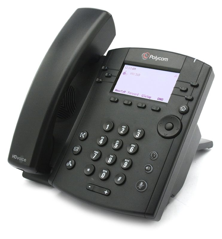 Polycom VVX 300 2201-46135-001 IP Display Speakerphone - Grade B Refurbished - Polycom refurbished available on PCLiquidations