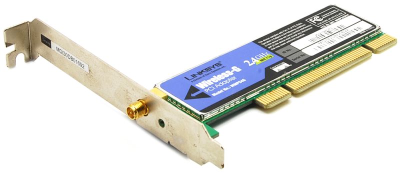Linksys WMP54G Wireless-G PCI Card Network Adapter Refurbished - Linksys refurbished available on PCLiquidations