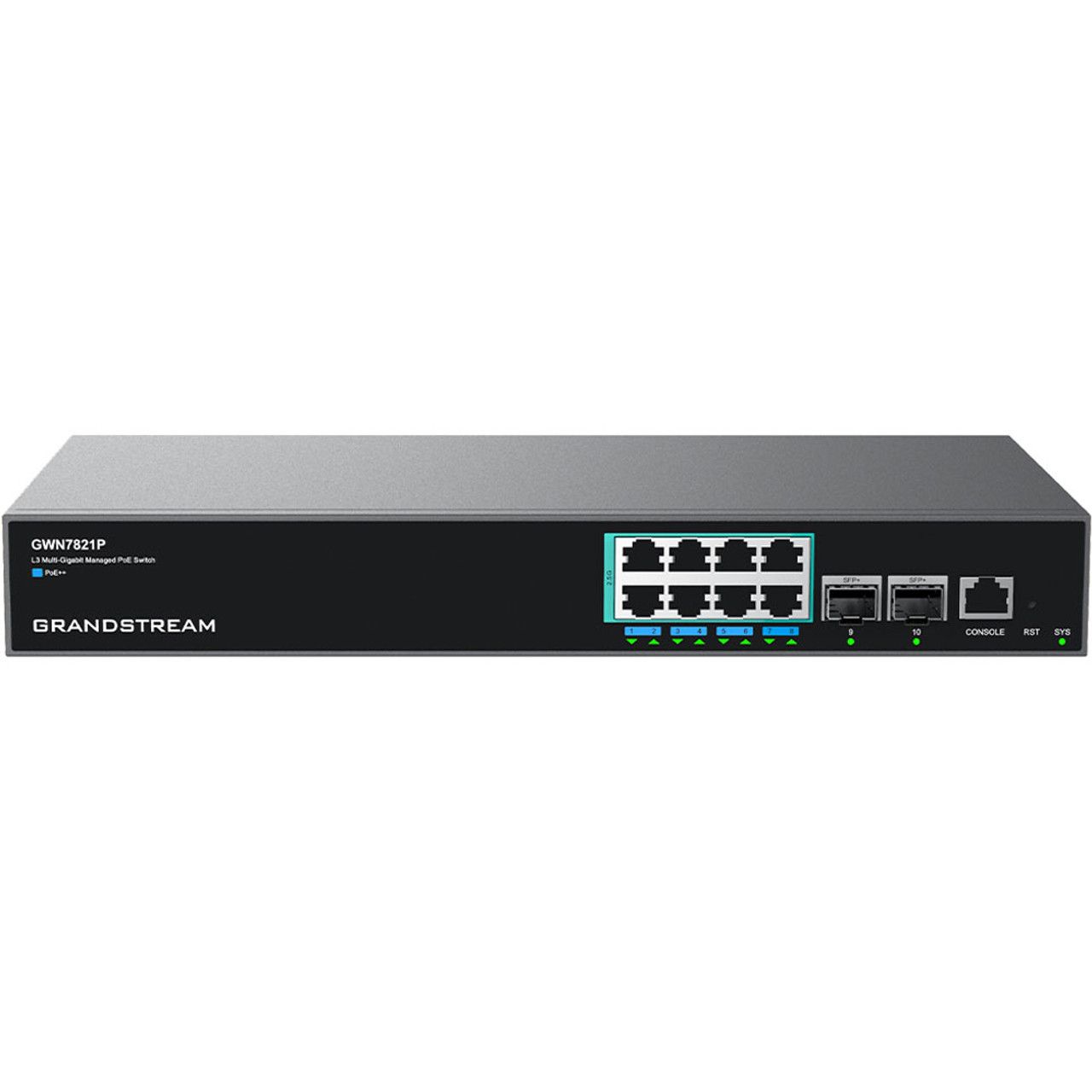 Grandstream GWN7821P 8-Port Managed PoE++ Switch Refurbished - Grandstream refurbished available on PCLiquidations