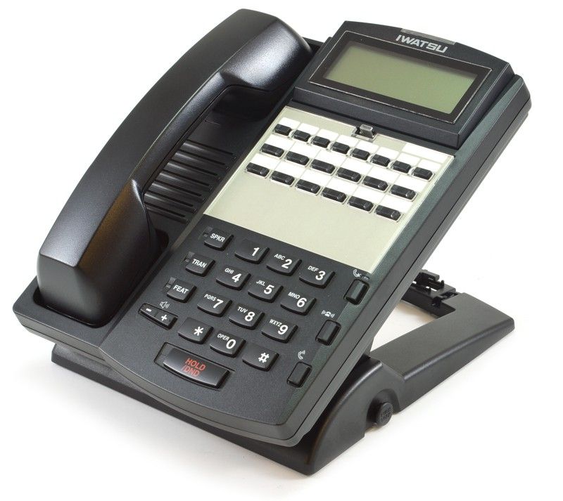Iwatsu Omega ADIX IX-12KTD-3 12-Button Black Digital Display Speakerphone (104204) - Grade A Refurbished -  refurbished available on PCLiquidations