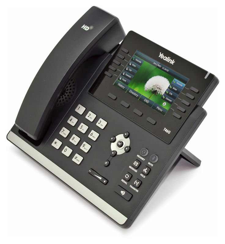 Yealink T46G Ultra-Elegant Gigabit IP Phone - Grade B Refurbished - Yealink refurbished available on PCLiquidations